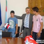 ДЕНИСЛАВ И ЗЛАТАН С НАГРАДИ ОТ КМЕТА НА МОНТАНА