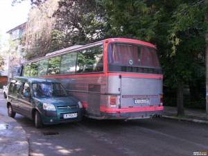 Автобус и пикап запушиха  ул. „Св. Кл. Охридски”